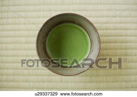 Stock Photo - Powdered Green Tea. Fotosearch
