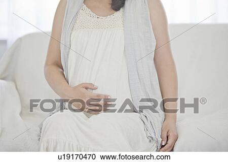 Stock Image - Pregnant Woman. Fotosearch