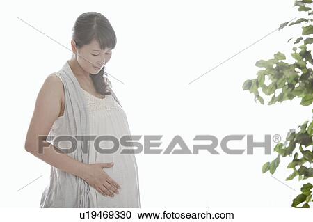 Stock Image - Pregnant Woman. Fotosearch