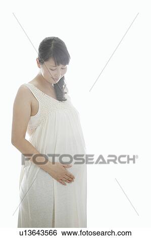 Pregnant Woman View Large Photo Image Stock Photograph - Pregnant Woman. Fotosearch