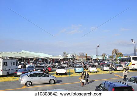 Stock Image - Rest area, Hamamatsu City, Shizuoka Prefecture, Japan. Fotosearch