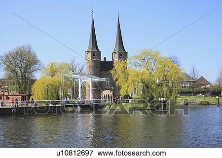 Stock Photo - Rijn-Schie Canal. Fotosearch