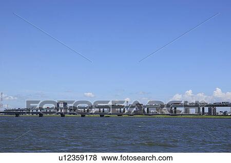 River and Elevated Motorway View Large Photo Image Stock Photo - River and Elevated Motorway. Fotosearch