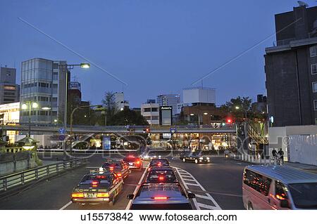 Road Junction at Dusk View Large Photo Image Stock Image - Road Junction at Dusk. Fotosearch