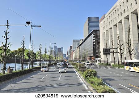 Stock Photo - Road Passing Imperial Garden Theater. Fotosearch