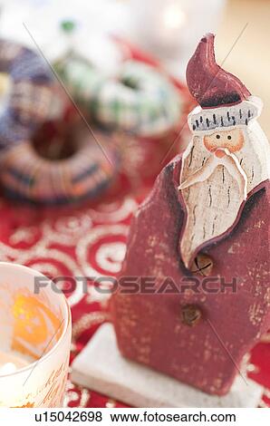 Santa Claus figurine View Large Photo Image Stock Photo - Santa Claus figurine. Fotosearch