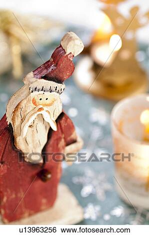 Santa Claus figurine View Large Photo Image Stock Photograph - Santa Claus figurine. Fotosearch