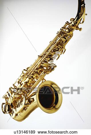 Saxophone View Large Photo Image Stock Photo - Saxophone. Fotosearch