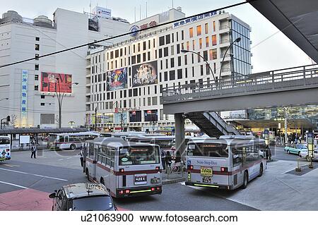 Stock Image - Shibuya Station West Entrance. Fotosearch
