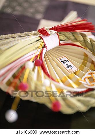 Stock Photo - Shimenawa (Japanese Shinto Wreath for New Year). Fotosearch