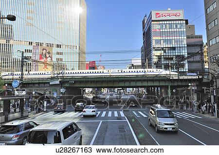 Stock Image - Shinkansen Train. Fotosearch