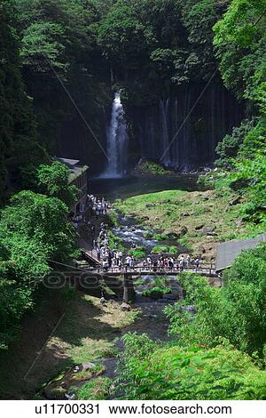 Shiraito Falls View Large Photo Image Stock Image - Shiraito Falls. Fotosearch
