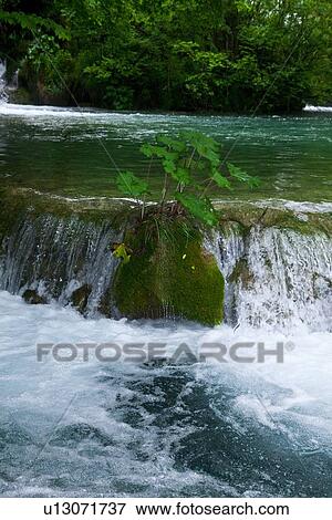 Small Waterfall at Plitvice Lakes National Park View Large Photo Image Stock Photo - Small Waterfall at Plitvice Lakes National Park. Fotosearch