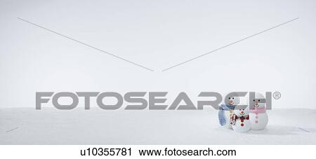 Stock Image - Snowman Family. Fotosearch