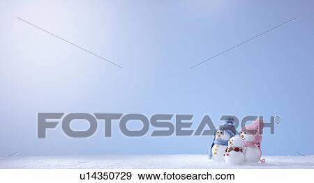 Stock Photo - Snowman Family. Fotosearch