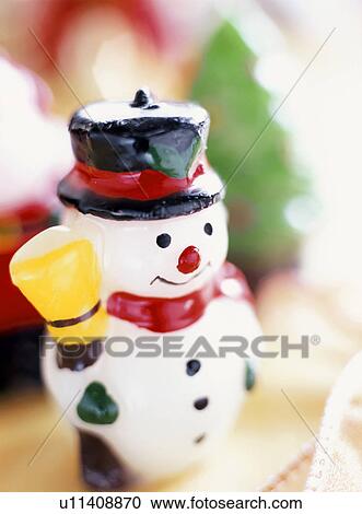 Snowman figurine View Large Photo Image Stock Image - Snowman figurine. Fotosearch