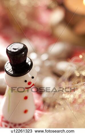 Snowman figurine View Large Photo Image Stock Image - Snowman figurine. Fotosearch