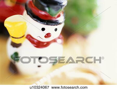 Snowman figurine View Large Photo Image Stock Photo - Snowman figurine. Fotosearch
