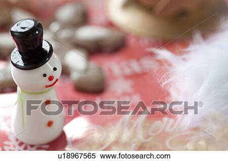 Stock Photography - Snowman figurine. Fotosearch