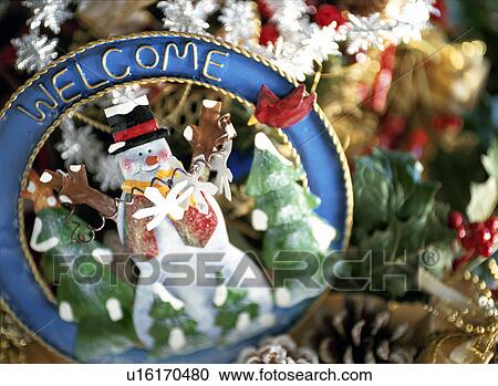Snowman ornament View Large Photo Image Stock Image - Snowman ornament. Fotosearch