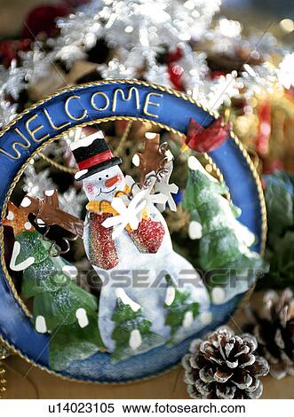 Snowman ornament View Large Photo Image Stock Photography - Snowman ornament. Fotosearch