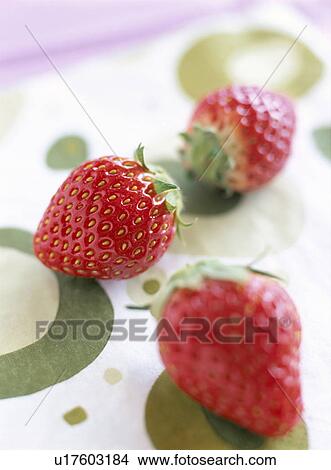 Strawberries View Large Photo Image Picture - Strawberries. Fotosearch