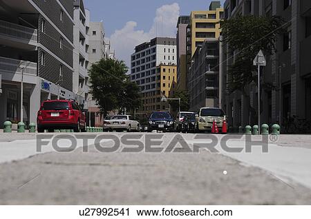 Stock Image - Street, Low Angle View. Fotosearch