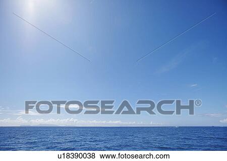 Stock Photo - Sun Over Sea. Fotosearch