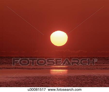 Sunrise View Large Photo Image Stock Photo - Sunrise. Fotosearch