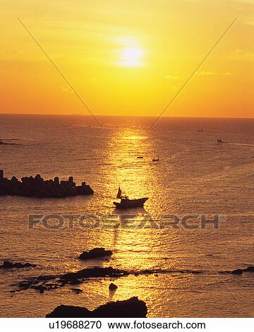 Sunset Over Sea View Large Photo Image Stock Image - Sunset Over Sea. Fotosearch