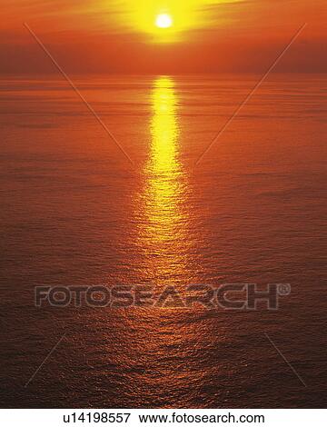 Sunset Over Sea View Large Photo Image Stock Photo - Sunset Over Sea. Fotosearch