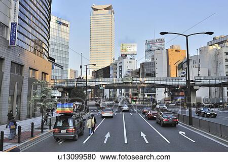 Stock Image - Tameike Crossing. Fotosearch