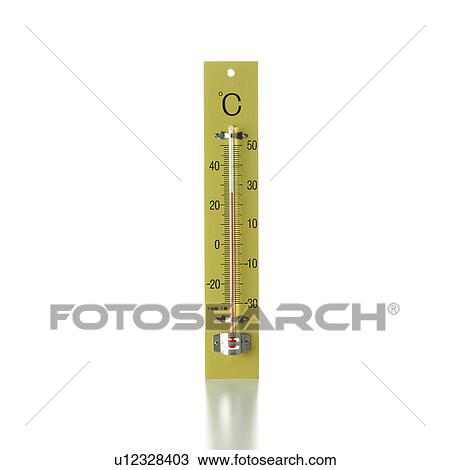 Stock Image - Thermometer. Fotosearch