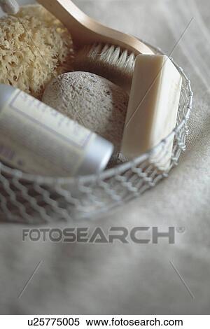 Toiletries in Basket View Large Photo Image Stock Photography - Toiletries in Basket. Fotosearch