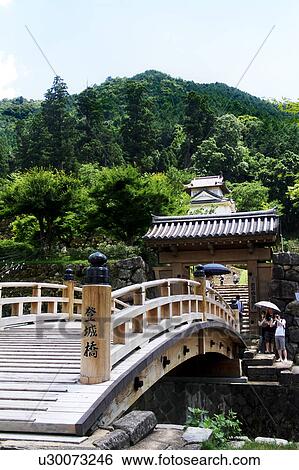 Tojo Bridge at Izushi Castle View Large Photo Image Stock Photograph - Tojo Bridge at Izushi Castle. Fotosearch