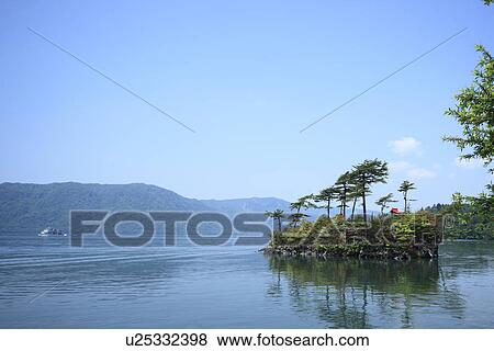 Stock Photo - Towada lake. Fotosearch