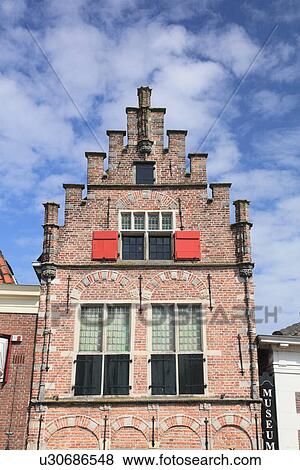 Stock Photo - Traditional Dutch Building. Fotosearch