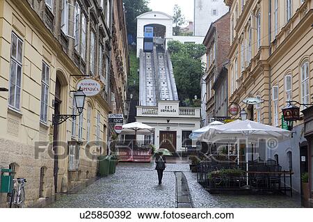 Uspinjaca - The Shortest Cable Car In The World View Large Photo Image Stock Image - Uspinjaca - The Shortest Cable Car In The World. Fotosearch