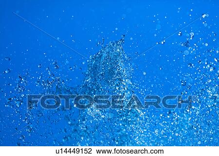 Stock Image - Water Splashing. Fotosearch