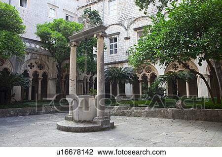 Well at Dominican Monastery View Large Photo Image Stock Image - Well at Dominican Monastery. Fotosearch