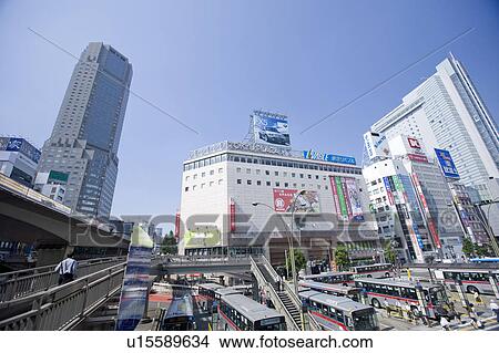 West Entrance of Shibuya Station View Large Photo Image Picture - West Entrance of Shibuya Station. Fotosearch