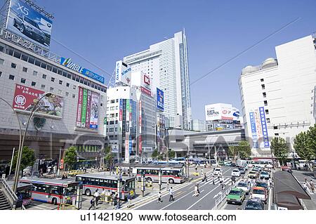 West entrance of Shibuya Station View Large Photo Image Stock Image - West entrance of Shibuya Station. Fotosearch