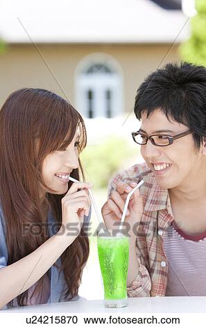 Young Couple Having Soda View Large Photo Image Stock Image - Young Couple Having Soda. Fotosearch