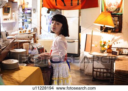 Young Girl Washing Dishes View Large Photo Image Picture - Young Girl Washing Dishes. Fotosearch