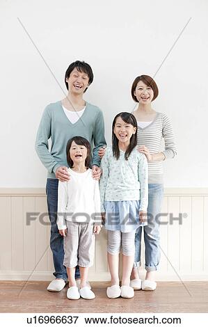 Stock Photo - A family portrait. Fotosearch