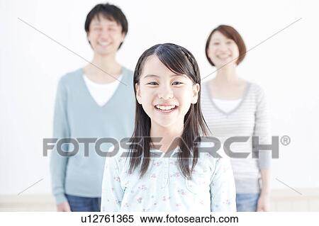 Stock Photography - A family. Fotosearch