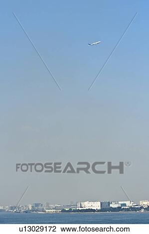 Airplane Over Tokyo View Large Photo Image Stock Image - Airplane Over Tokyo. Fotosearch