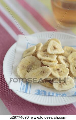 Stock Image - Banana Chips. Fotosearch