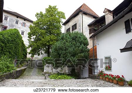 Stock Photo - Bled Castle. Fotosearch