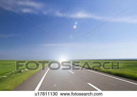 Bright Light on Road View Large Photo Image Stock Image - Bright Light on Road. Fotosearch